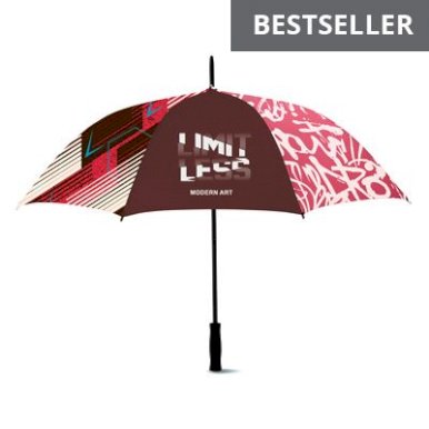 Promotivni kišobran s full color tiskom cijelog plašta, 102cm, autom. otvaranje, custom made