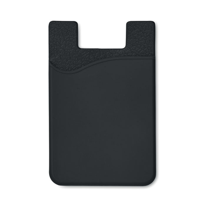 Etui za kartice, za mobitel, silikonski, crni