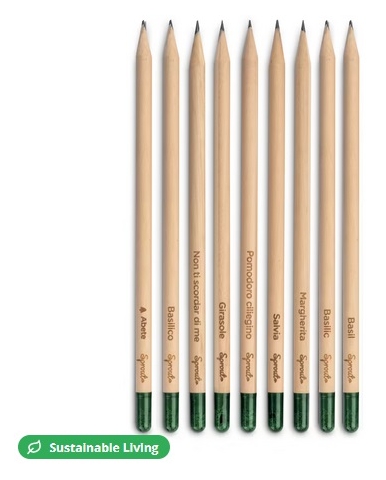 Olovka, grafitna, sa sjemenkama raznim