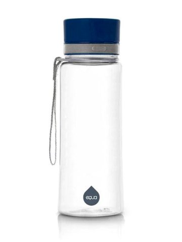 Boca za vodu EQUA, PLAIN, plastična, BPA free, 600 ml, bijela