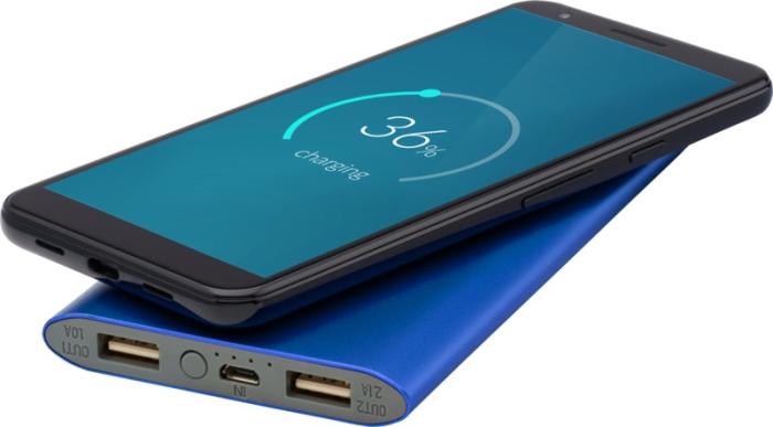 Powerbank, bežični, Juice, 5W, 8000 mAh, plavi