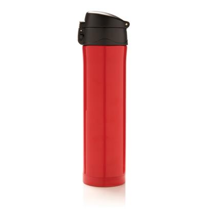 Termo boca, vakumsko zatvaranje easy lock, 450ml, crvena