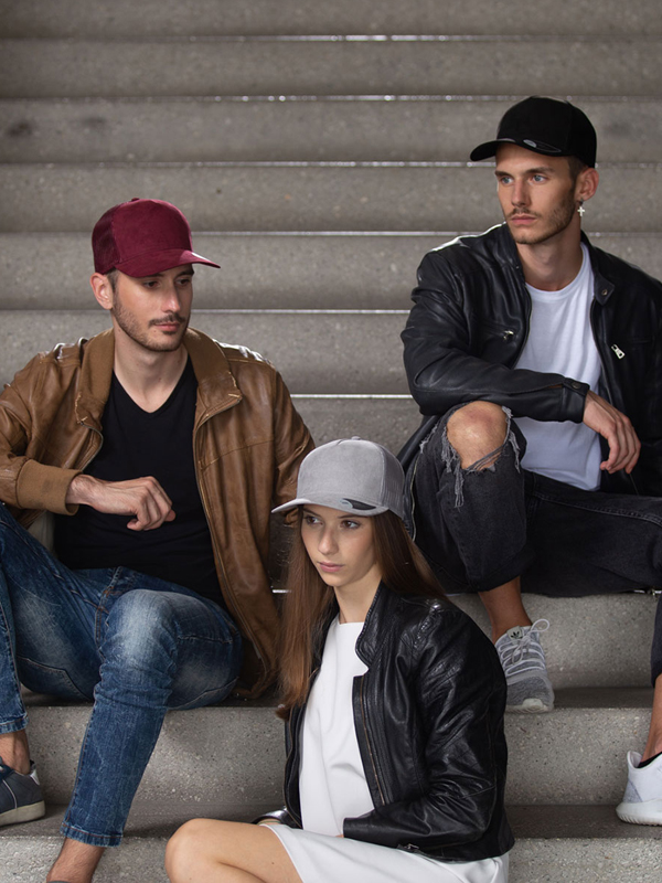 Kapa, Rapper suede, pamučna s mrežicom, 5  panela