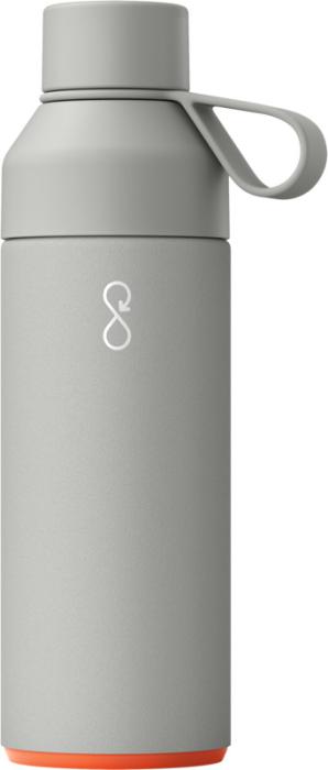 Boca za vodu, Ocean bottle, vakumski izolirana, 500ml, siva
