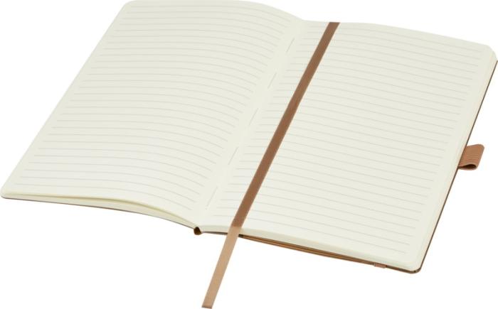 Notes, Kilau, A5, kožni, reciklirani s elestičnom gumicom, 80 listova, natur