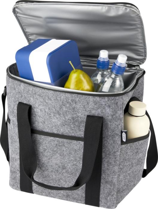 Rashladna torba, reciklirani filc, 21L, svijetlo siva