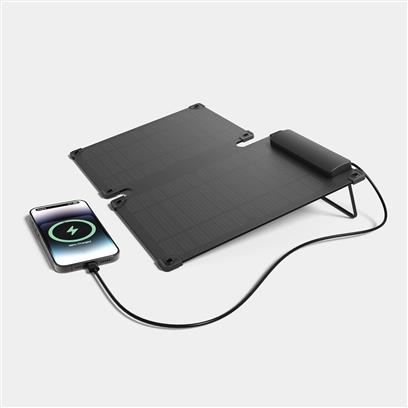 Solarni panel, prenosivi, 10W, crni