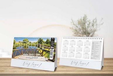 Kalendar stolni Nacionalni parkovi Hrvatske, 20,5x14,5 cm, 13 listova, koverta