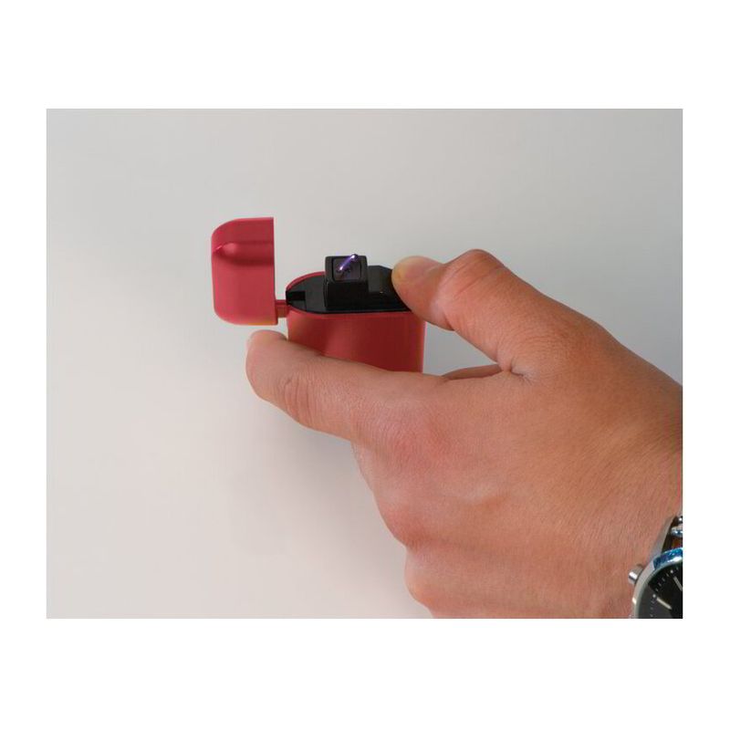 Upaljač, elektronski, USB punjenje, crveni