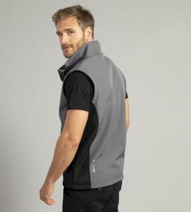 Prsluk Monterosa od softshella troslojni, vodootporni, muški