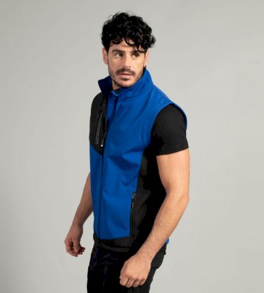 Prsluk Monterosa od softshella troslojni, vodootporni, muški