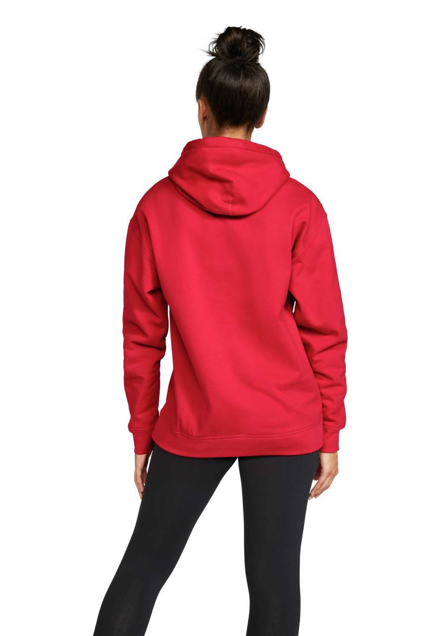 Majica, DR, unisex, midweight hoodie, 285g, crvena, M