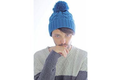 Kapa Vogue, zimska, pletena