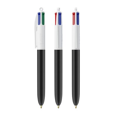 Kemijska olovka, Bic 4 boje, crna / bijela 