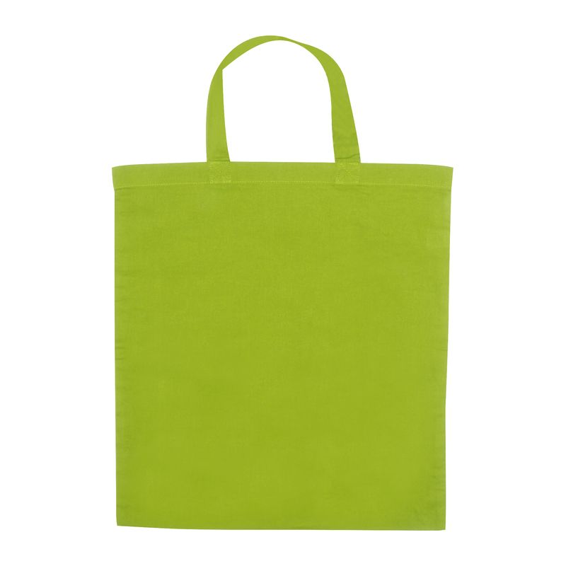 Torba za kupovinu, pamučna, kratke ručke, 140g/m2