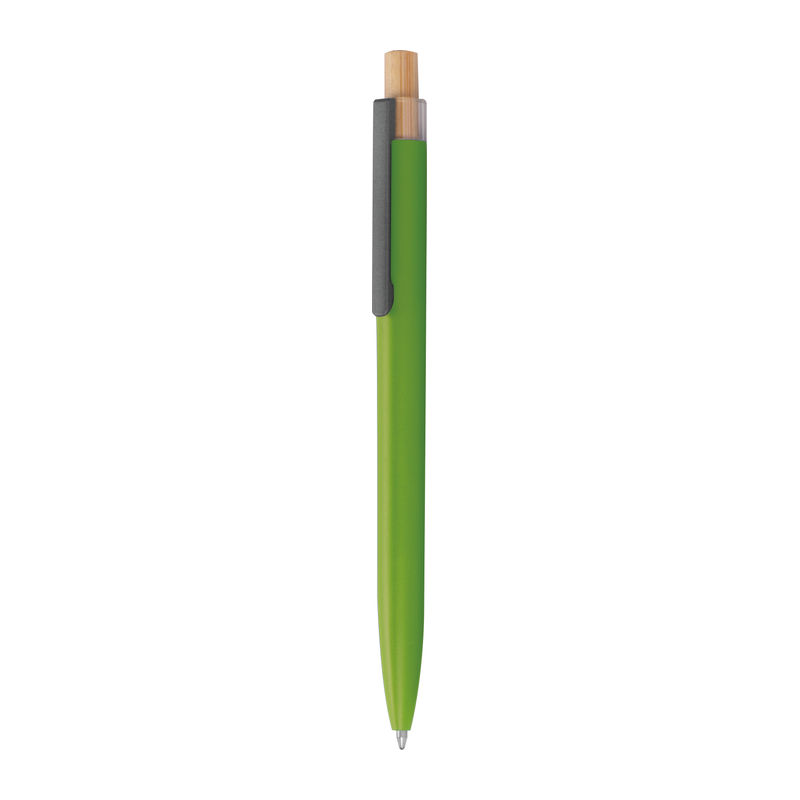 Kemijska olovka, metalna, Bosher, reciklirana, sa vrhom od bambusa