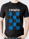 Navijačka majica CRO4, crna; min.kol.100kom