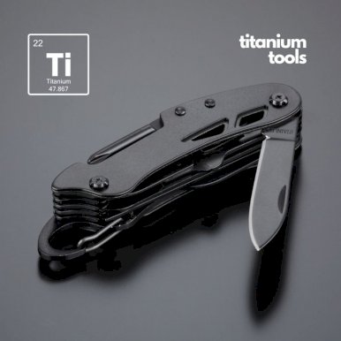Nož, sklopivi, džepni, Titanium Optima