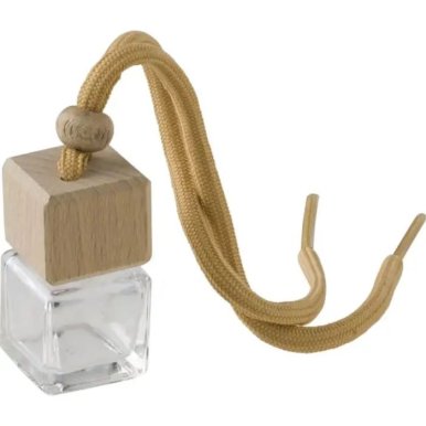 Miris za auto, u staklenoj bočici sa drvenim čepom