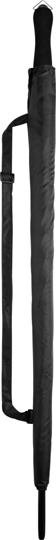 Kišobran, golf, ravna ručka, spužva, 125cm, crni