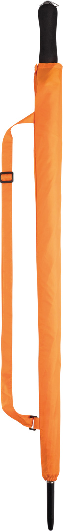 Kišobran, golf, ravna ručka, spužva, 125cm, narančasti