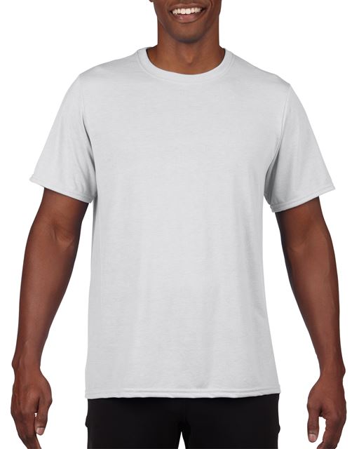 Majica sportska , KR, Gildan, Perfomance, 153 gr, white, L