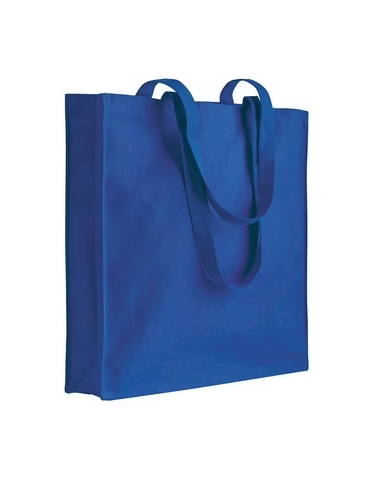 Vrećica, platnena, pamuk, 220 gr., 38x42x8cm, duge ručke