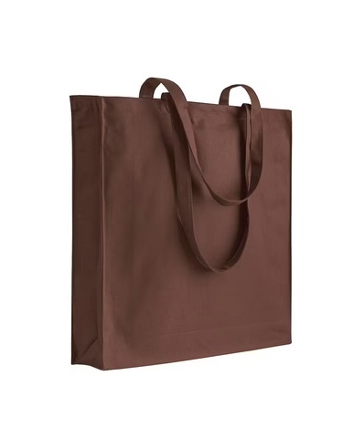 Vrećica, platnena, pamuk, 220 gr., 38x42x8cm, duge ručke