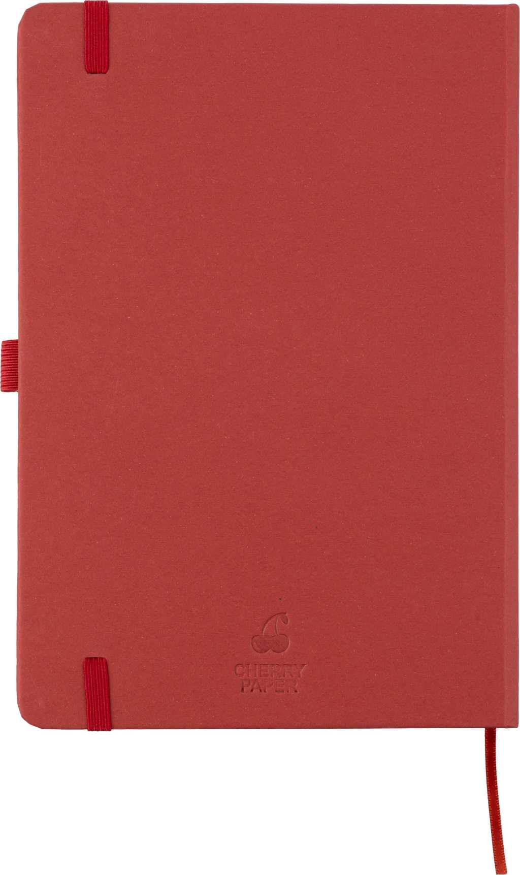 Notes A5, Gertrud, 160 stranice sa linijama, reciklirani, crveni