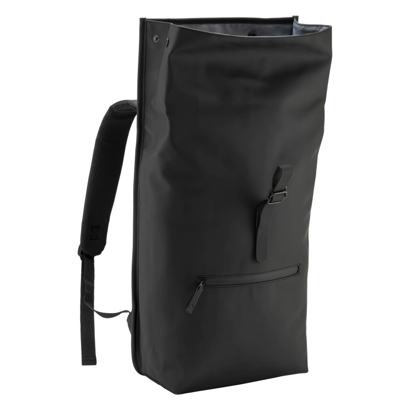 Ruksak, za laptop 15", reciklirani i vodootporni, crni