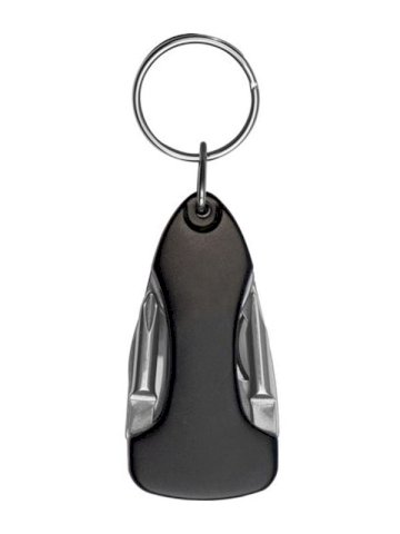 Multifunkcionalni džepni set alata-privjesak, crni