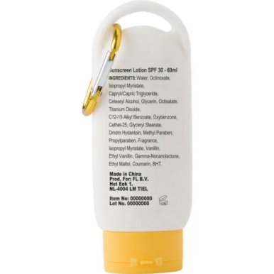 Krema za sunčanje, SPF30, s karabinom, 60ml