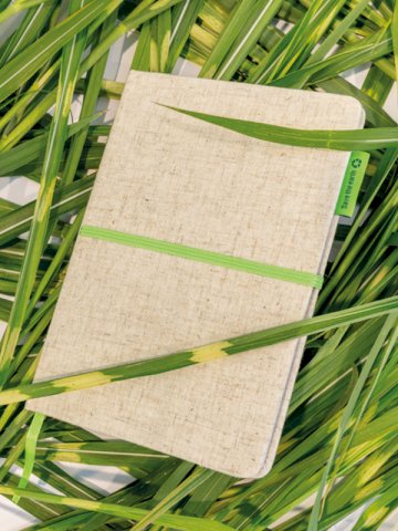 Rokovnik bilježica  Eco,  A5 od jute, bambus papir