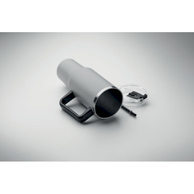 Termos čaša, Suma, 1200ml, dupla stjenka, reciklirana, sa poklopcem i slamkom