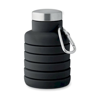 Sklopiva silikonska boca, Kolpasi, s karabinom, 500ml