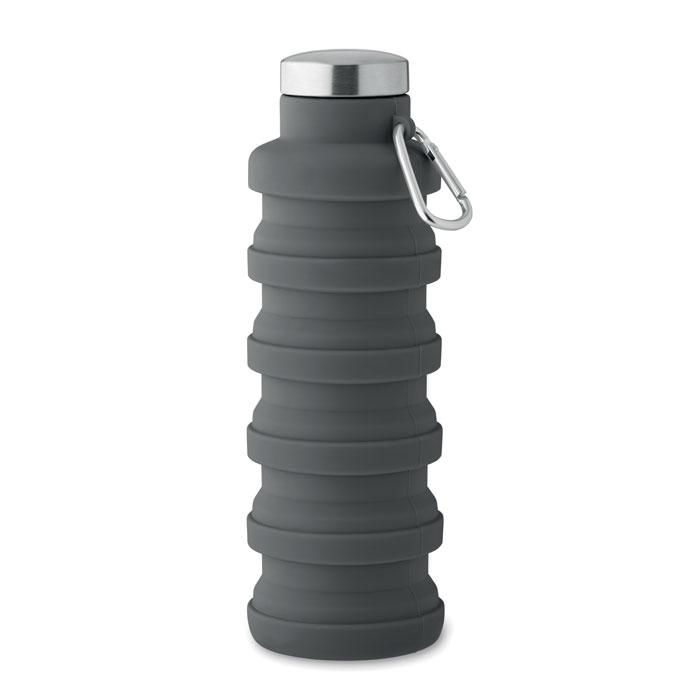 Sklopiva silikonska boca, Kolpasi, s karabinom, 500ml