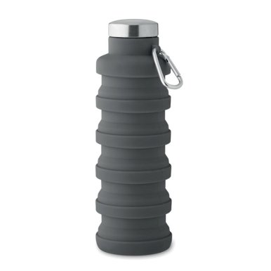 Sklopiva silikonska boca, Kolpasi, s karabinom, 500ml