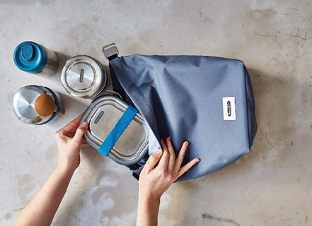 Torba za lunch bag-ove, Black+Blum, 6.7L, siva