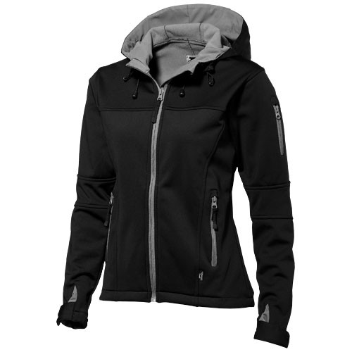 Jakna, ženska Soft Shell, Slazenger, crna, M, POKLON UZ NARUDŽBU - NIJE NA PRODAJU!
