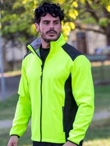 Jakna od softshella dvoslojna, vodootporna, Garda, muška