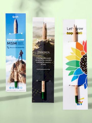 Olovka, grafitna, sa sjemenkama, na papirnatom predlošku