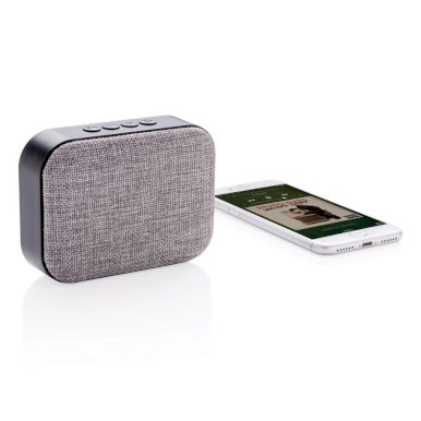 Zvučnik, bežični, sa tkaninom, 3W, crni, POKLON UZ NARUDŽBU - NIJE NA PRODAJU!