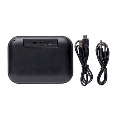 Zvučnik, bežični, sa tkaninom, 3W, crni, POKLON UZ NARUDŽBU - NIJE NA PRODAJU!