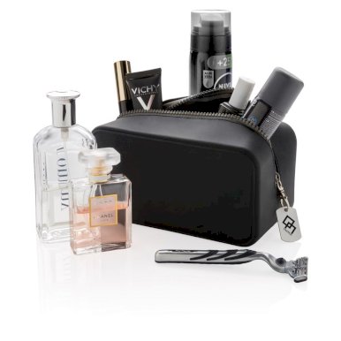 Kozmetička torbica, silikonska, crna, POKLON UZ NARUDŽBU - NIJE NA PRODAJU!