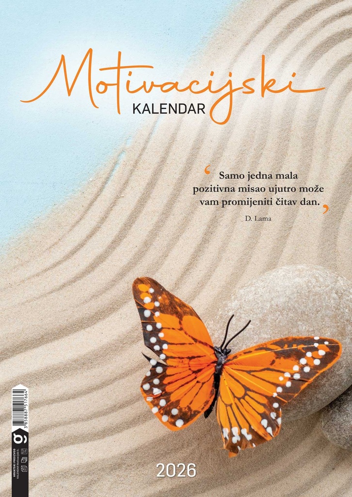 Kalendar Motivacijski, 30,5x50 cm, 13 listova, PVC vrećica