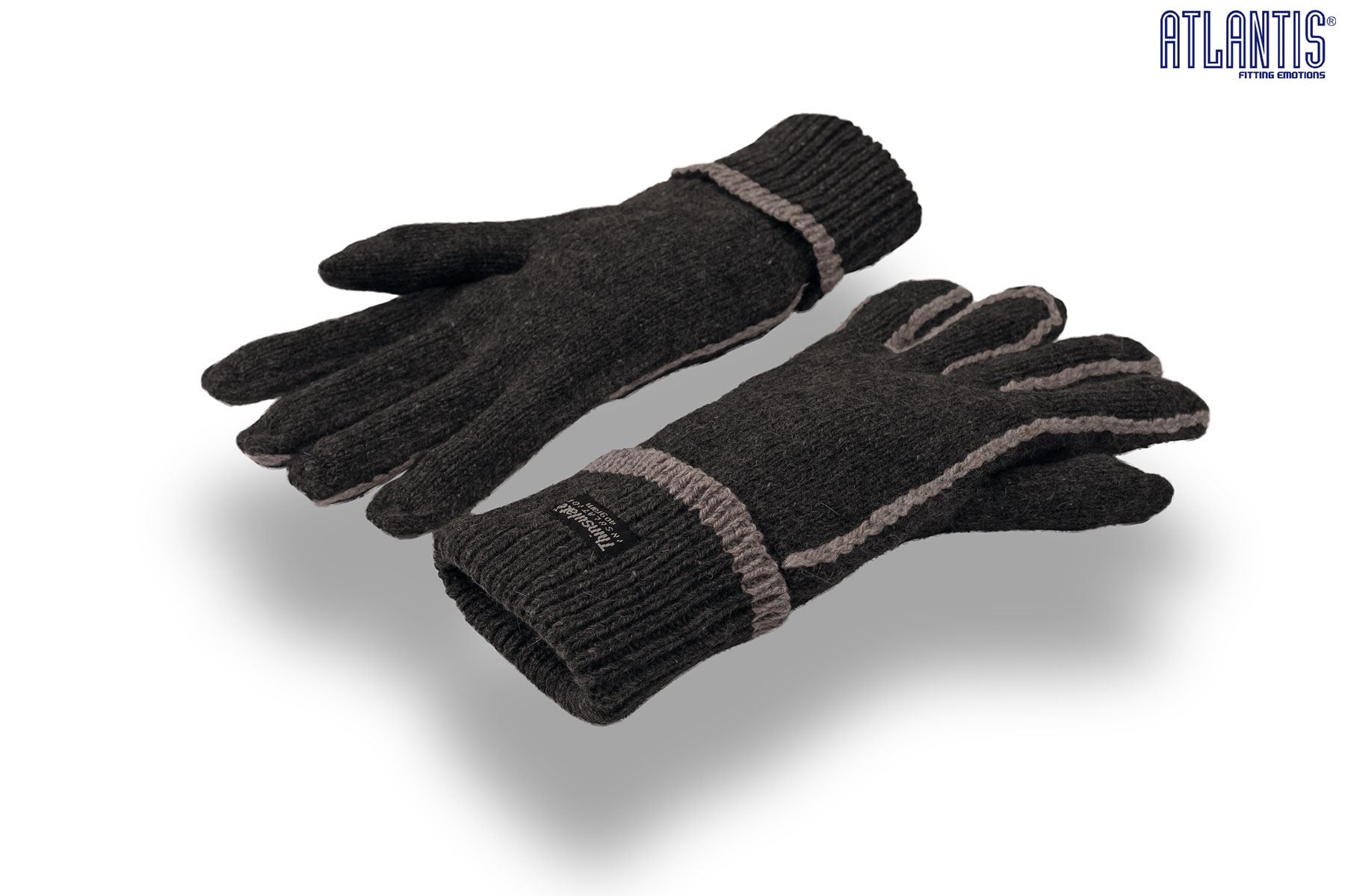 Rukavice, Comfort Thinsulate, crno-sive S/M POKLON UZ NARUDŽBU - NIJE NA PRODAJU!