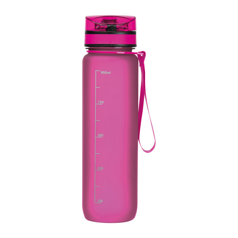 Boca, plastična, 1000ml, leak-proof, roza