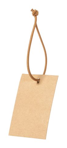 Poklon kartica od recikliranog papira s elastičnom uzicom