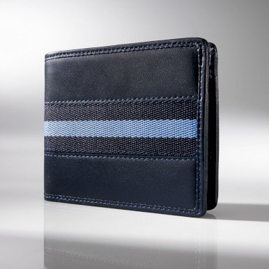 Novčanik Conrad, kožni, plavi, POKLON UZ NARUDŽBU - NIJE NA PRODAJU!