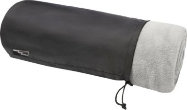 Deka Lily, coral fleece RPET 152x127 cm, siva